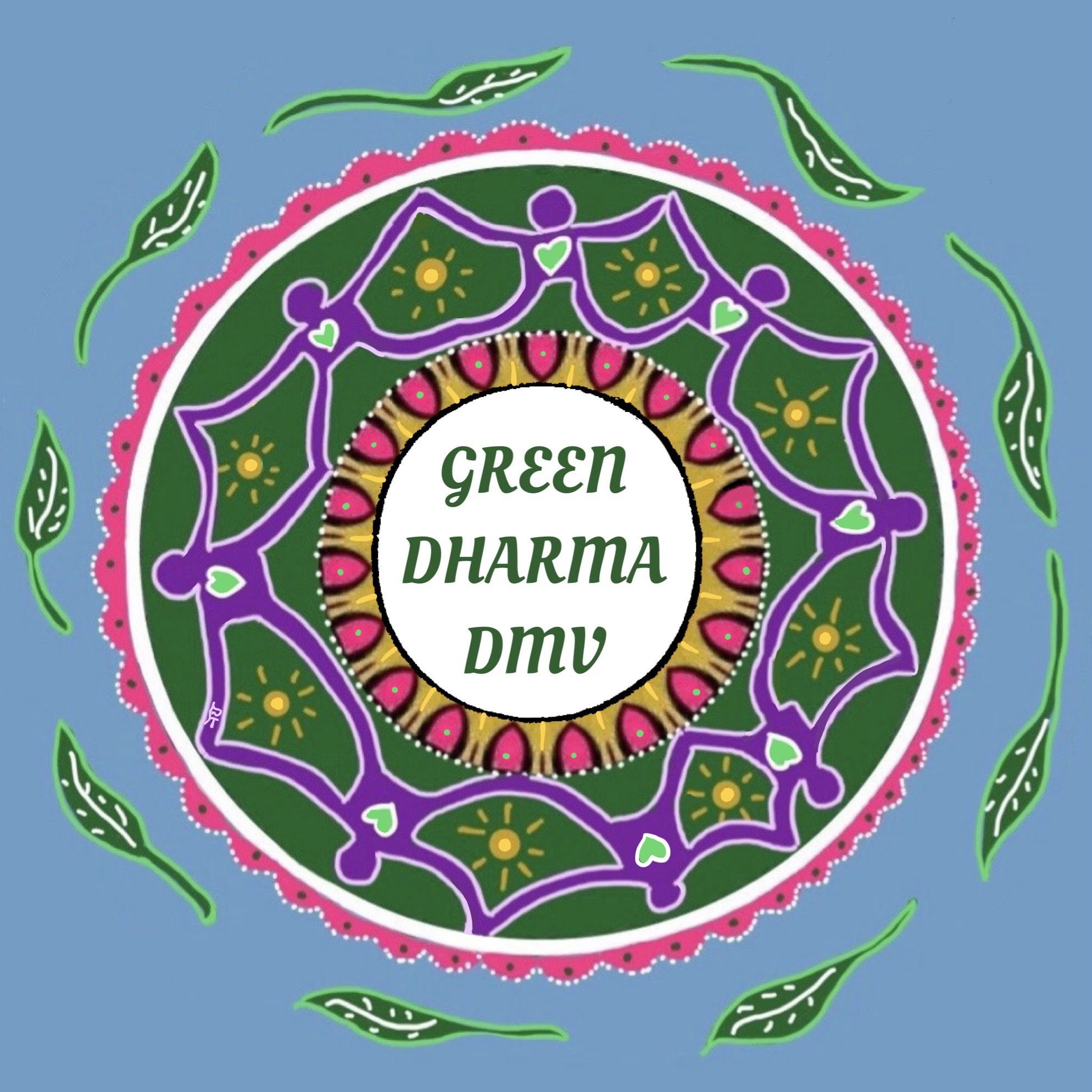 4.72 dpi Logo, Green Dharma DMV